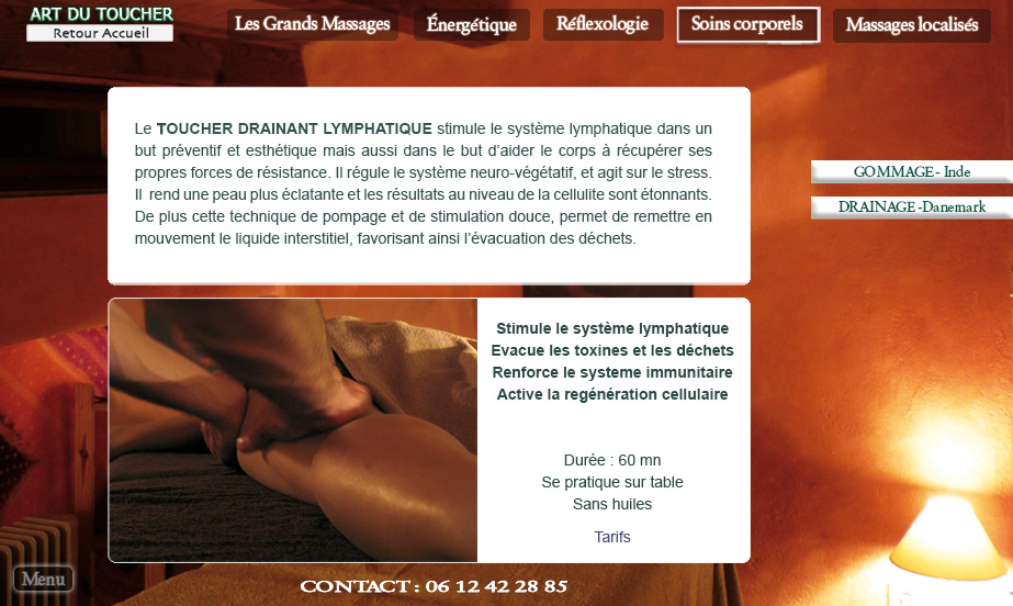 DRAINAGE LYMPHATIQUE  : massage ayurvedique, energetique et reflexologie- Montpellier - Clermont l'herault - pezenas