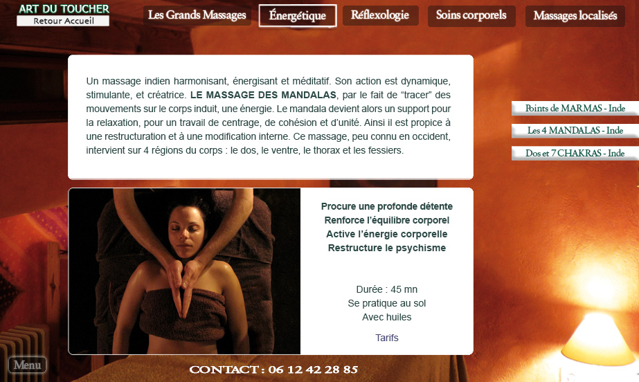 MASSAGE DES MANDALAS : massage ayurvedique, energetique et reflexologie- Montpellier - Clermont l'herault - pezenas