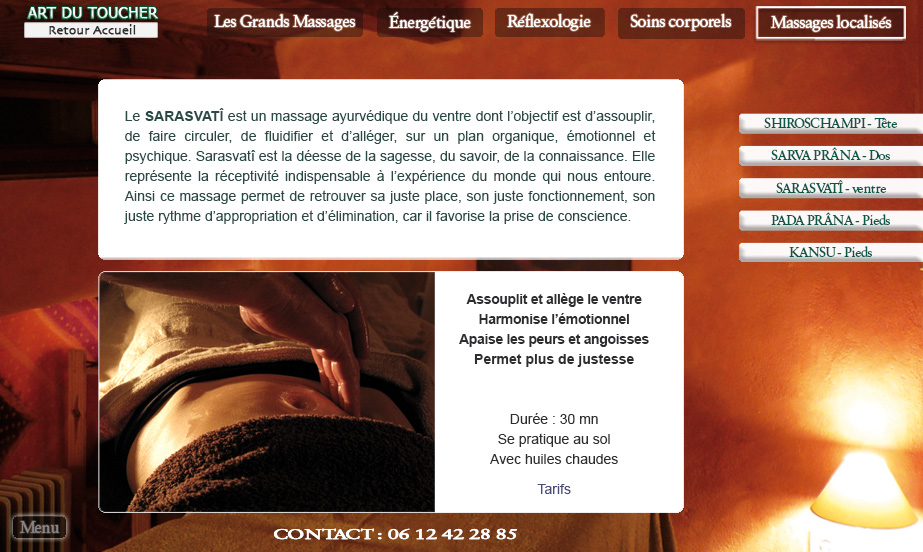 SARASVATI : massage ayurvedique, energetique et reflexologie- Montpellier - Clermont l'herault - pezenas